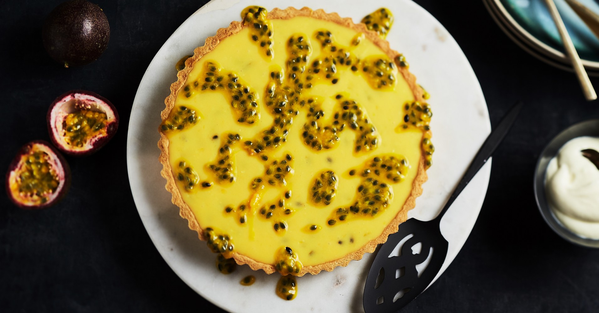 Passionfruit Tart Recipe | myfoodbook