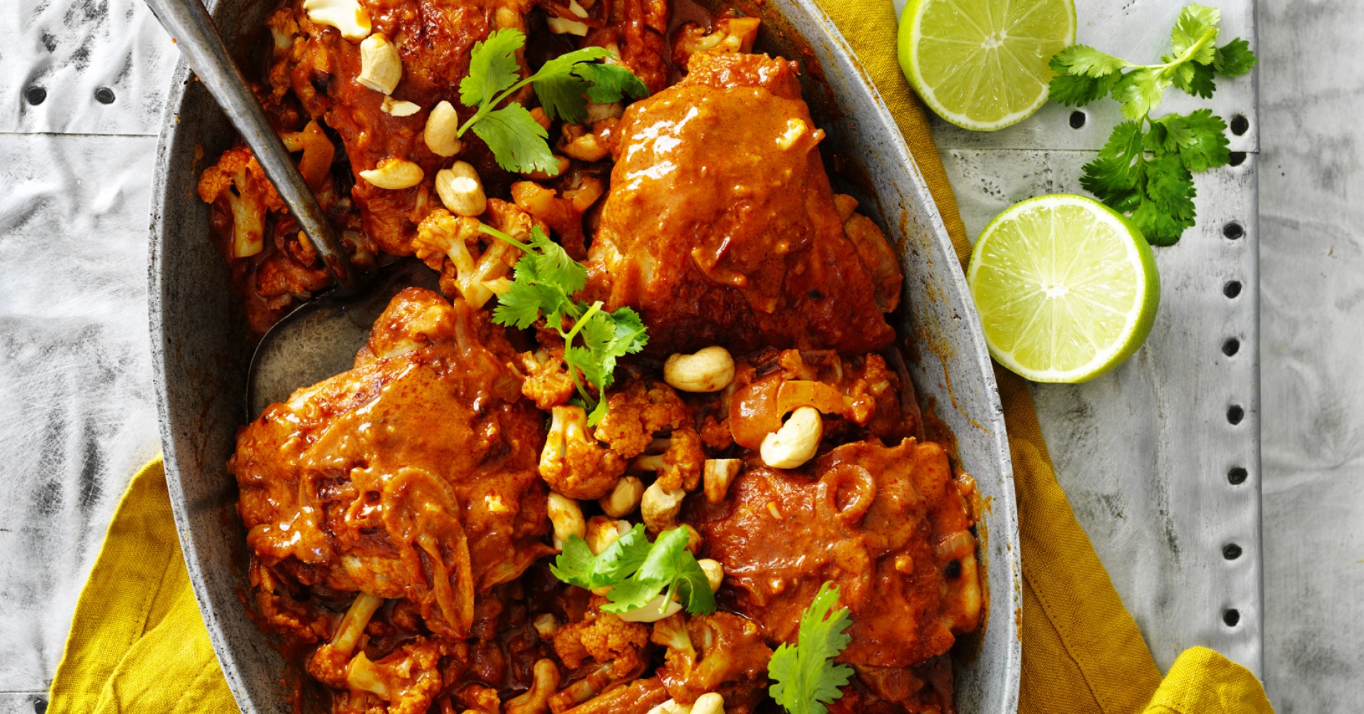 Butter Chicken and Cauliflower Recipe | myfoodbook | Passage to India Butter Chicken