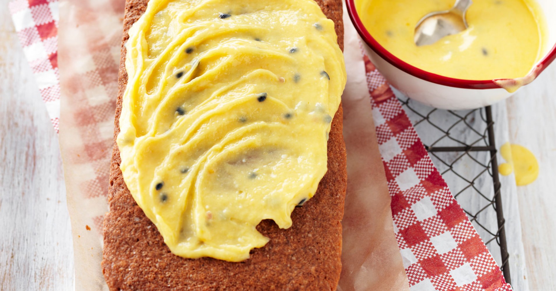 Butter Cake with Passionfruit Butter Recipe | myfoodbook