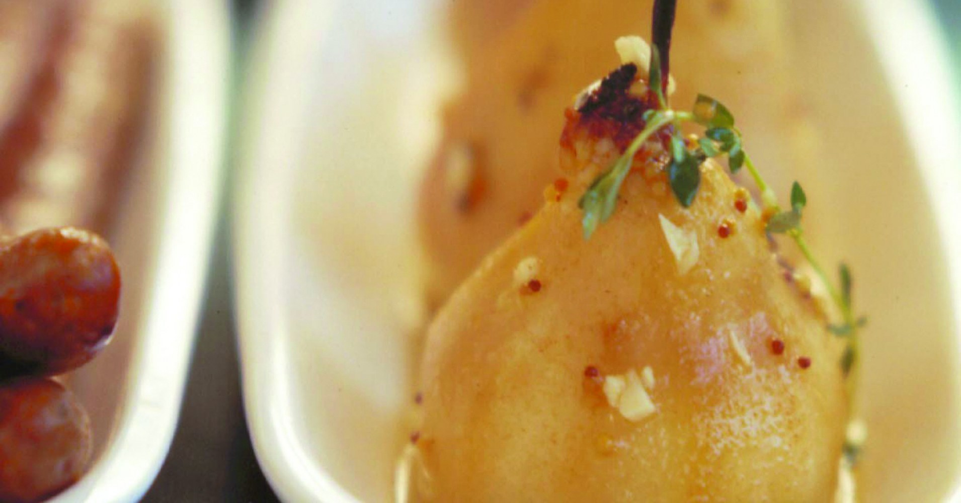 Whole Pears Roasted in Garlic Recipe | myfoodbook