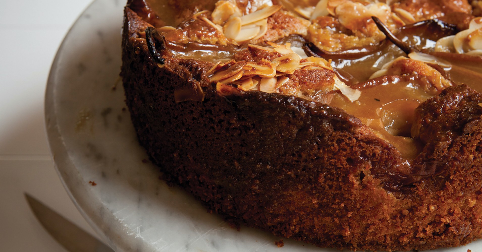 Beurre Bosc Pear and Almond Butter Cake Recipe myfoodbook