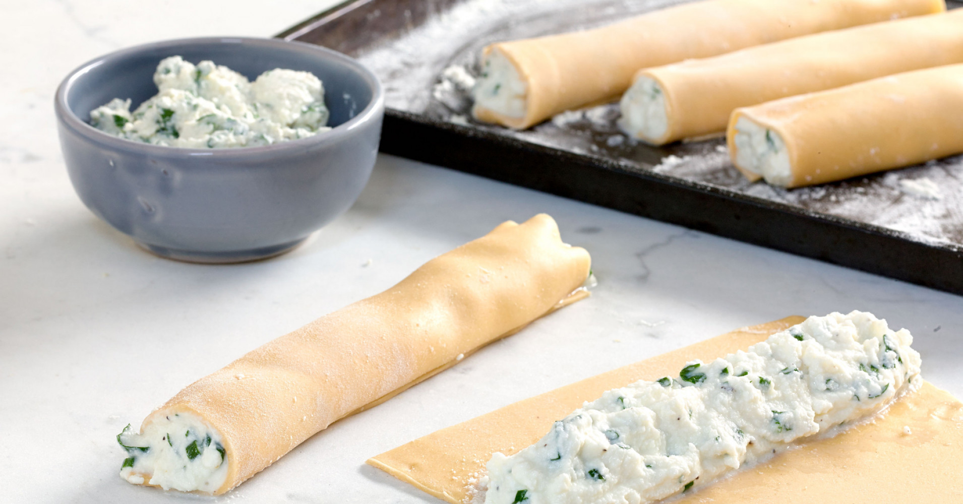 How to make fresh cannelloni | myfoodbook | Easy pasta dough