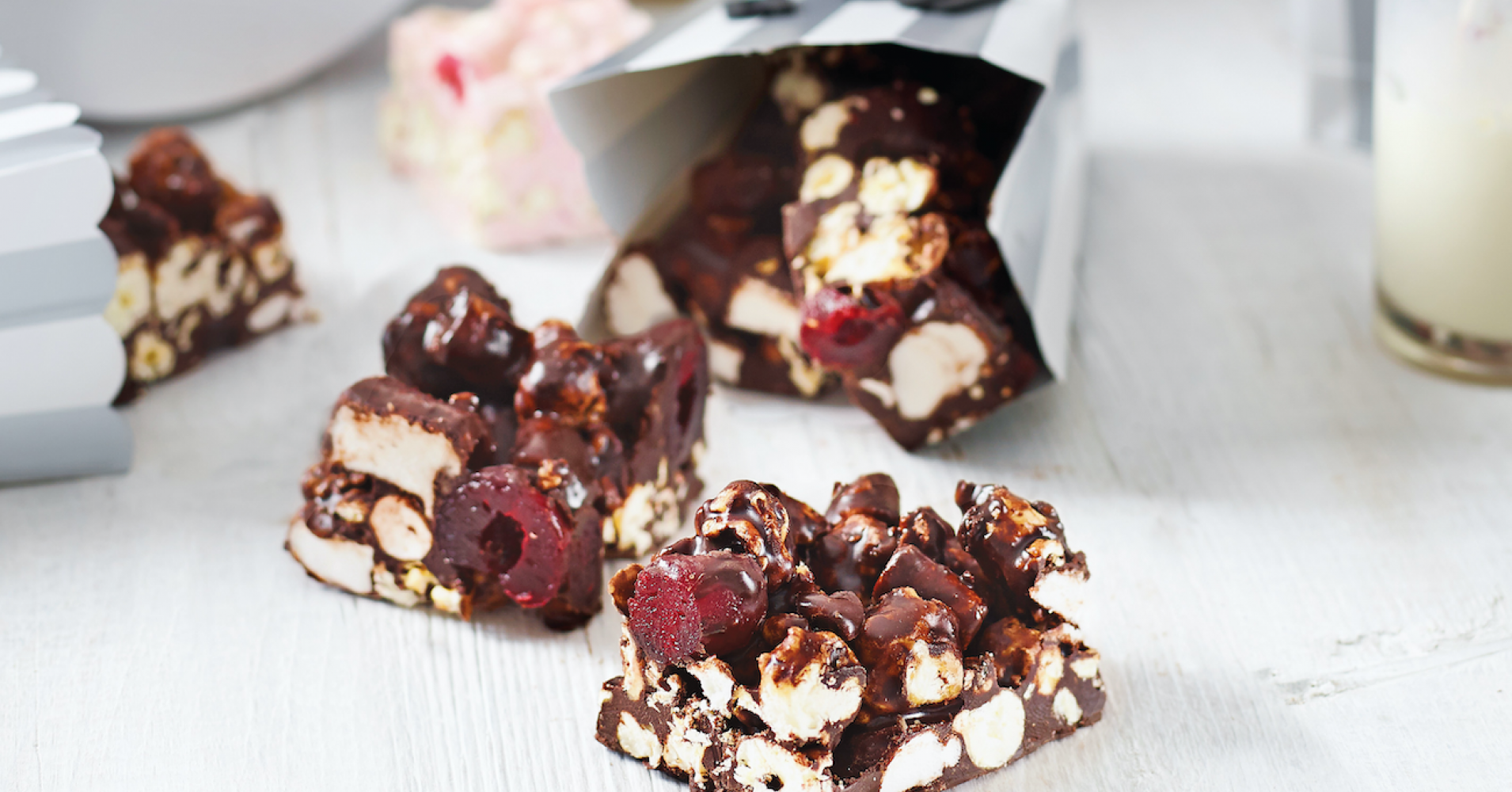 Popcorn Rocky Road Recipe | myfoodbook