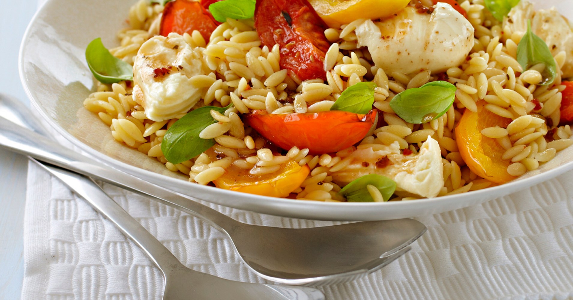 Risoni with Roast Vegetables and Bocconcini Recipe | myfoodbook | Kraft ...