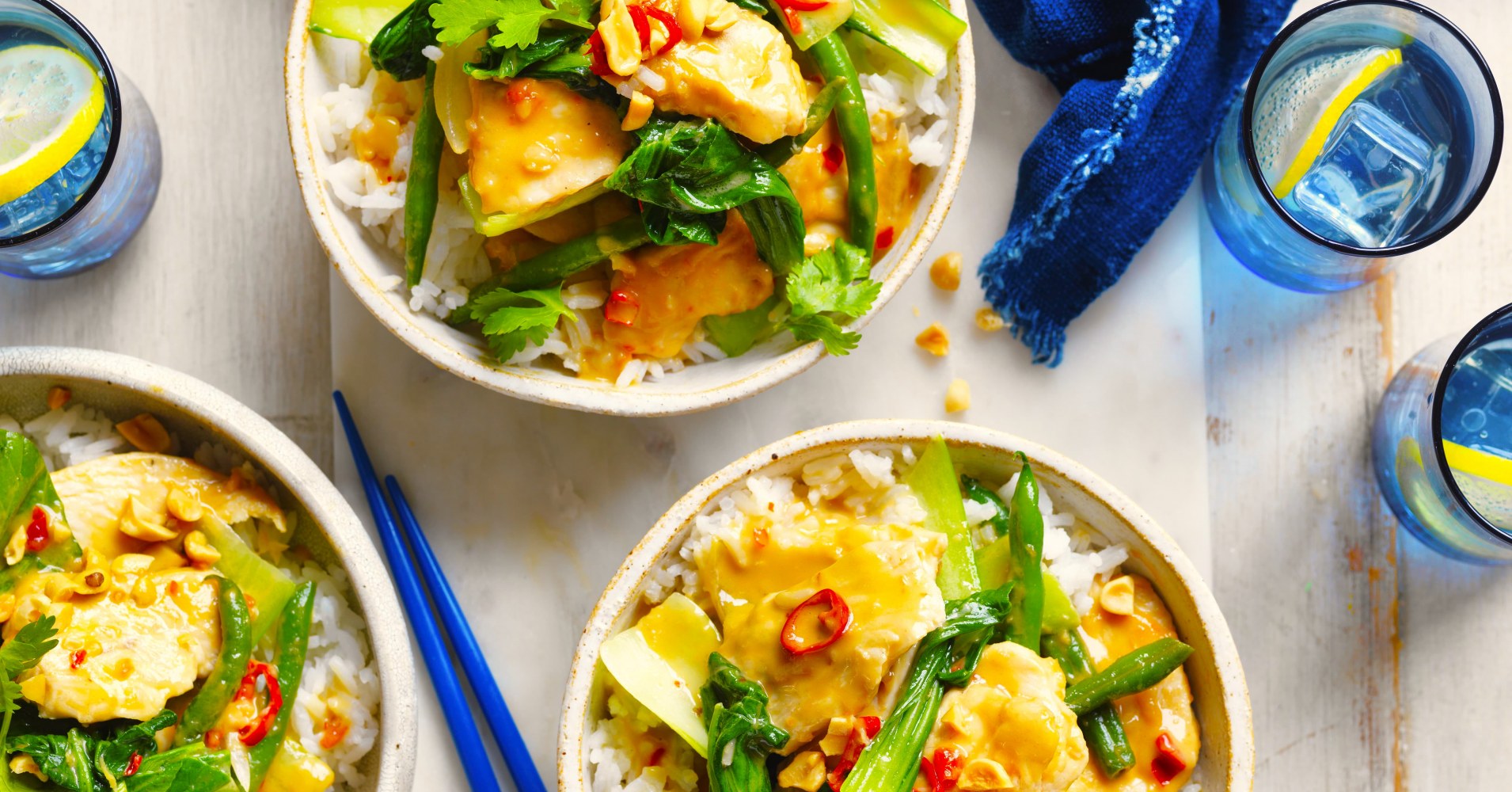 Easy Satay Chicken Stir-fry Recipe | myfoodbook