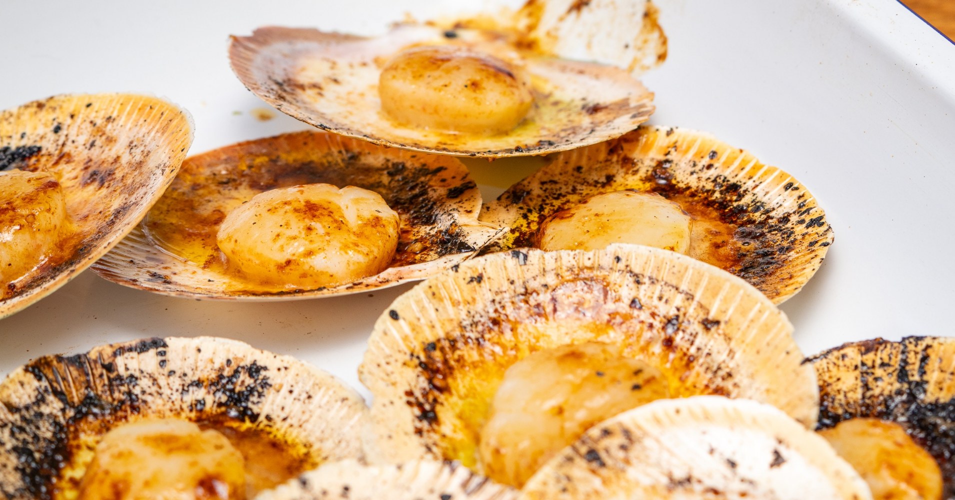 Scallops with Street BBQ Chinese Butter Recipe | myfoodbook