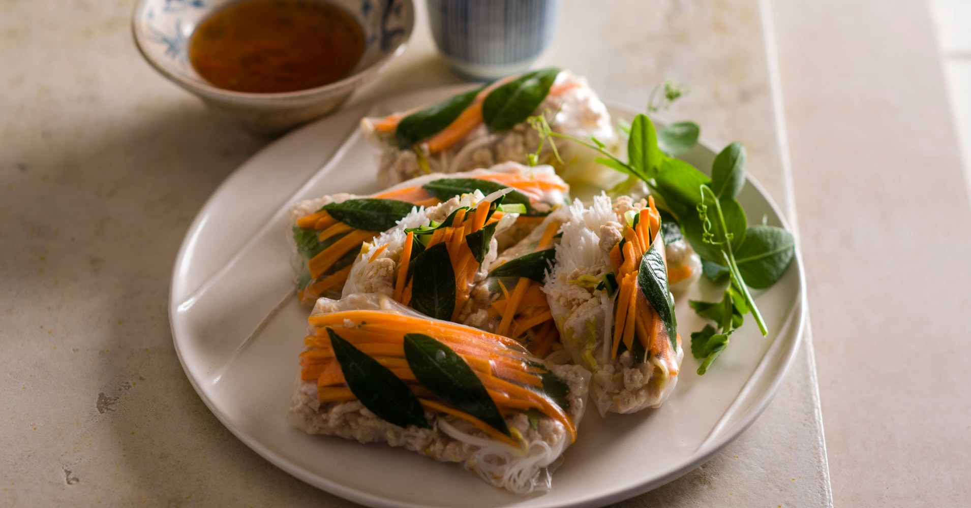 Rice Paper Rolls Recipe | myfoodbook