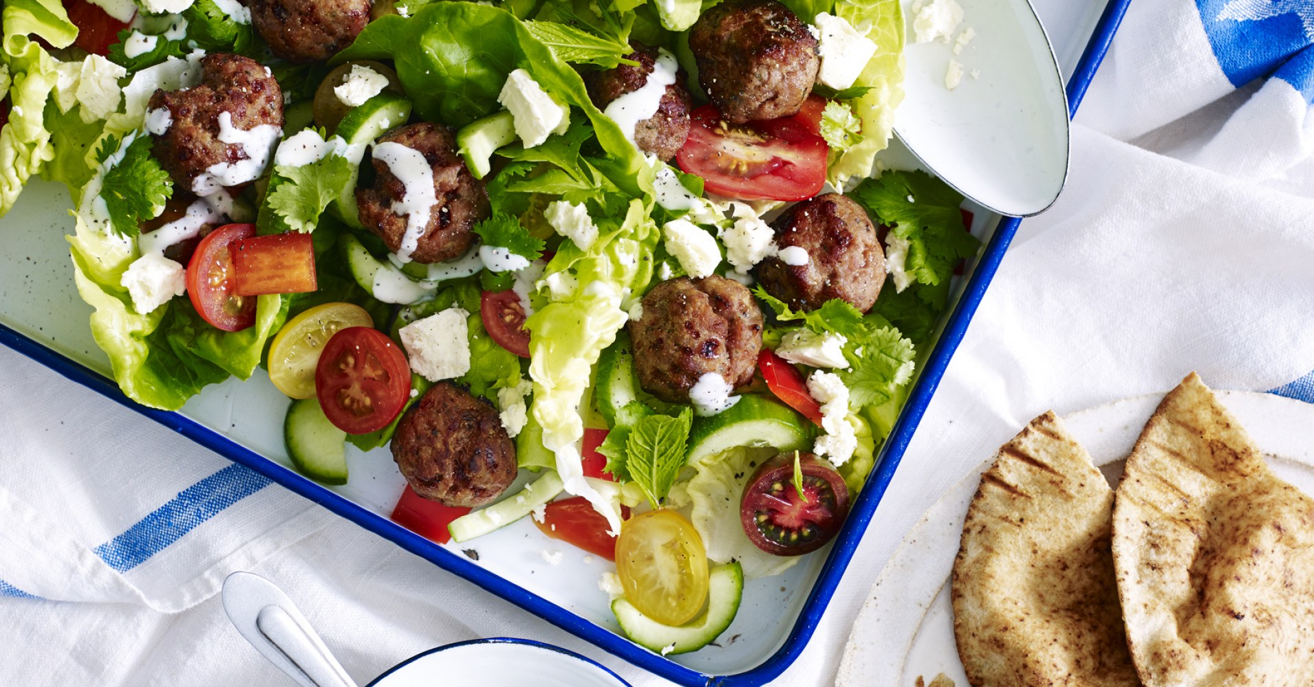 Turkey Meatball Salad Recipe | myfoodbook | Meatball salad recipe