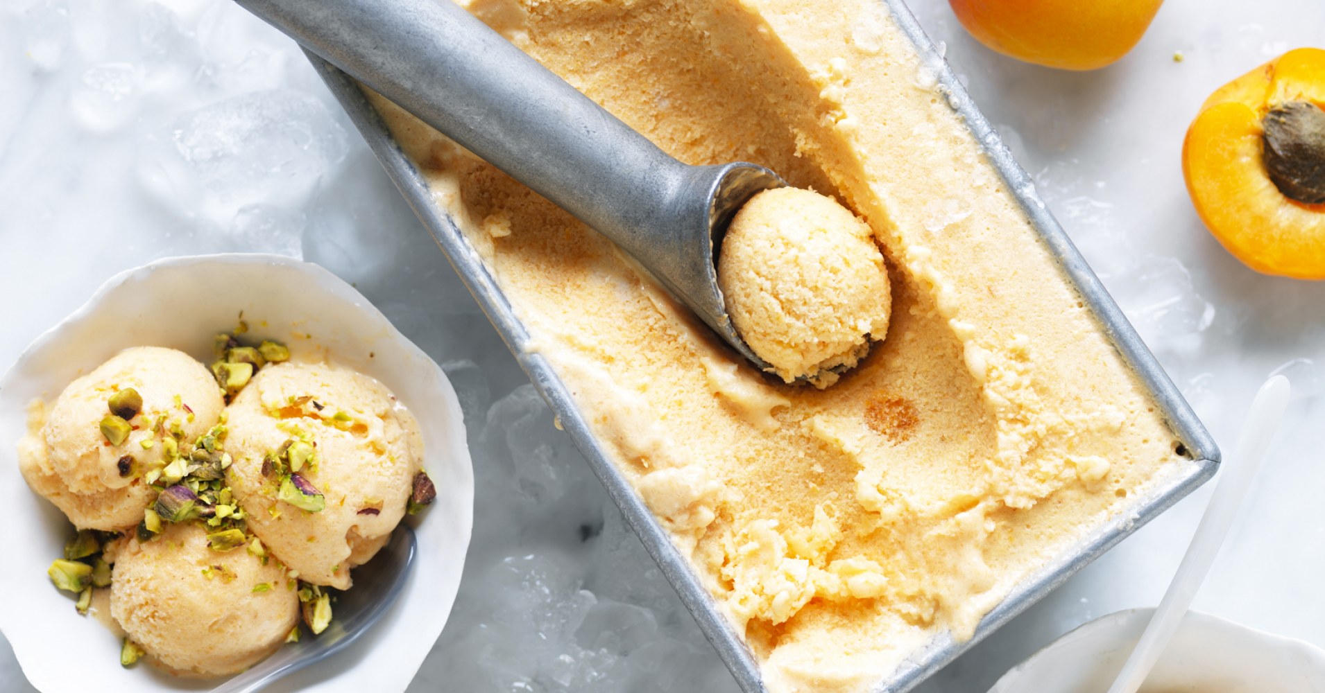 Apricot Frozen Yoghurt Recipe | myfoodbook