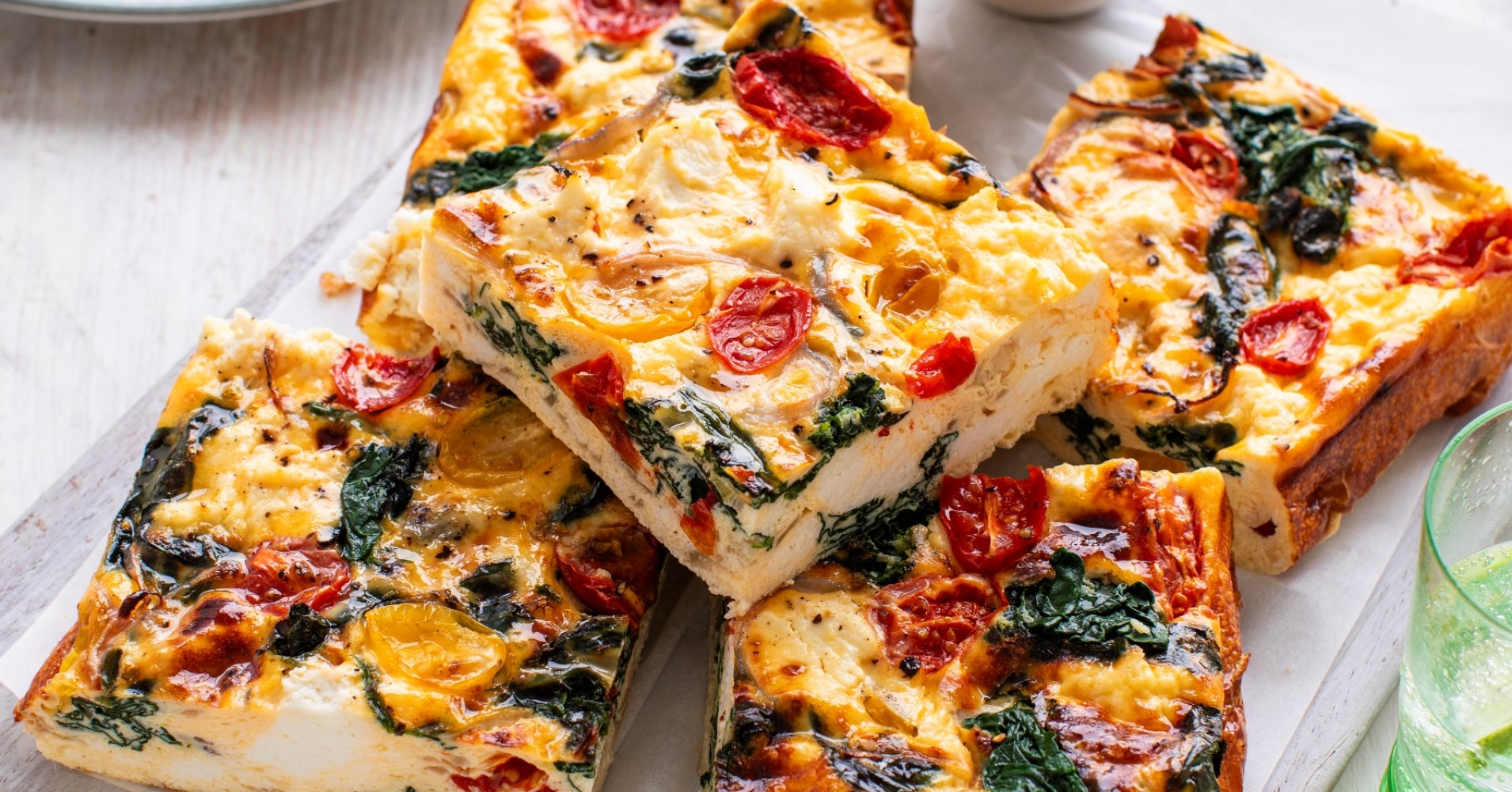 Summer Tomato and Ricotta Frittata