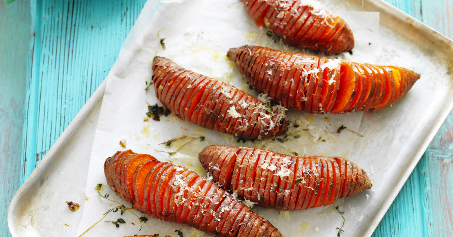Hasselback Sweet Potatoes Recipe | myfoodbook