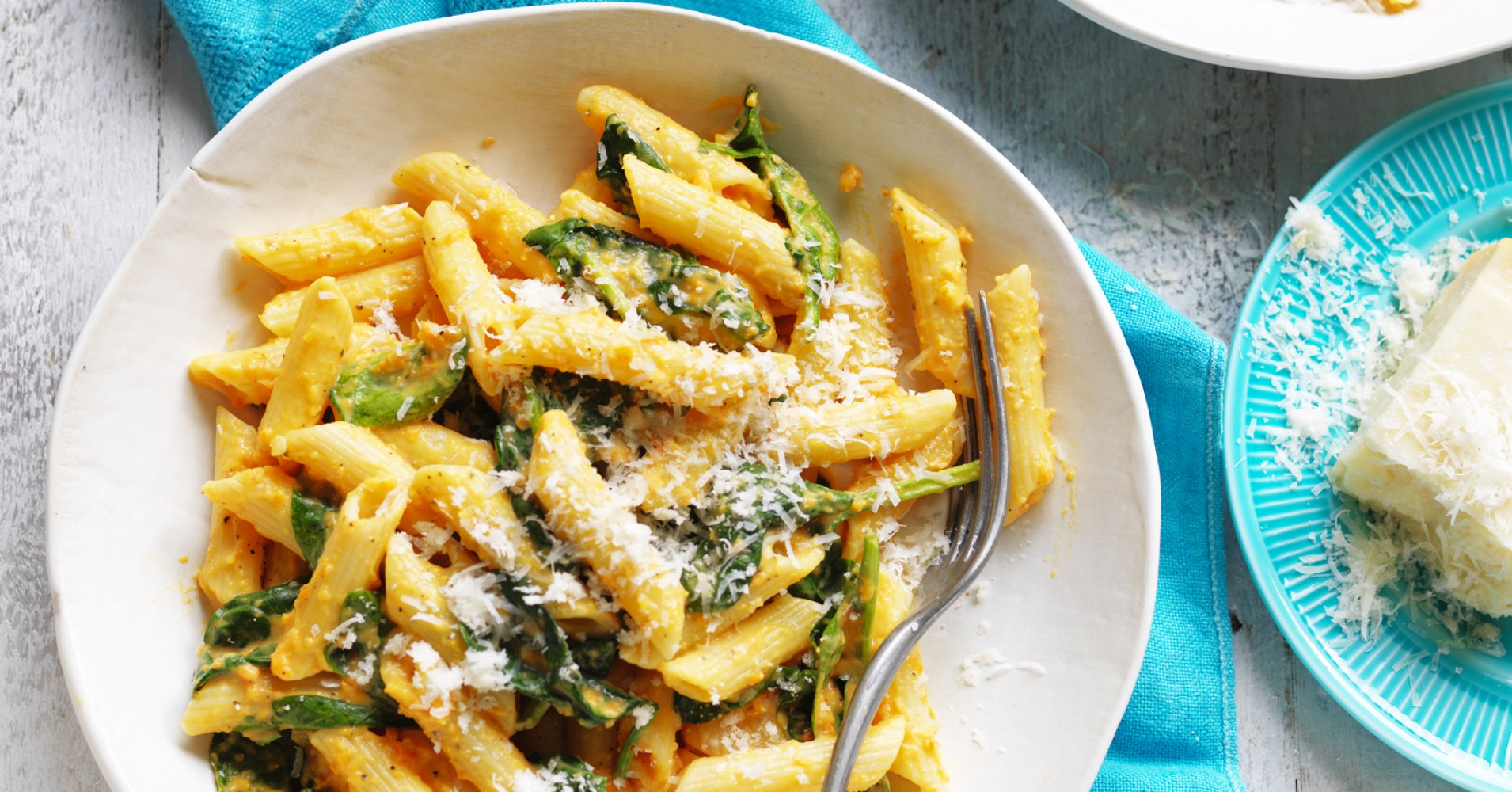 Sweet Potato Alfredo Penne Recipe | myfoodbook | Sweet potato pasta sauce