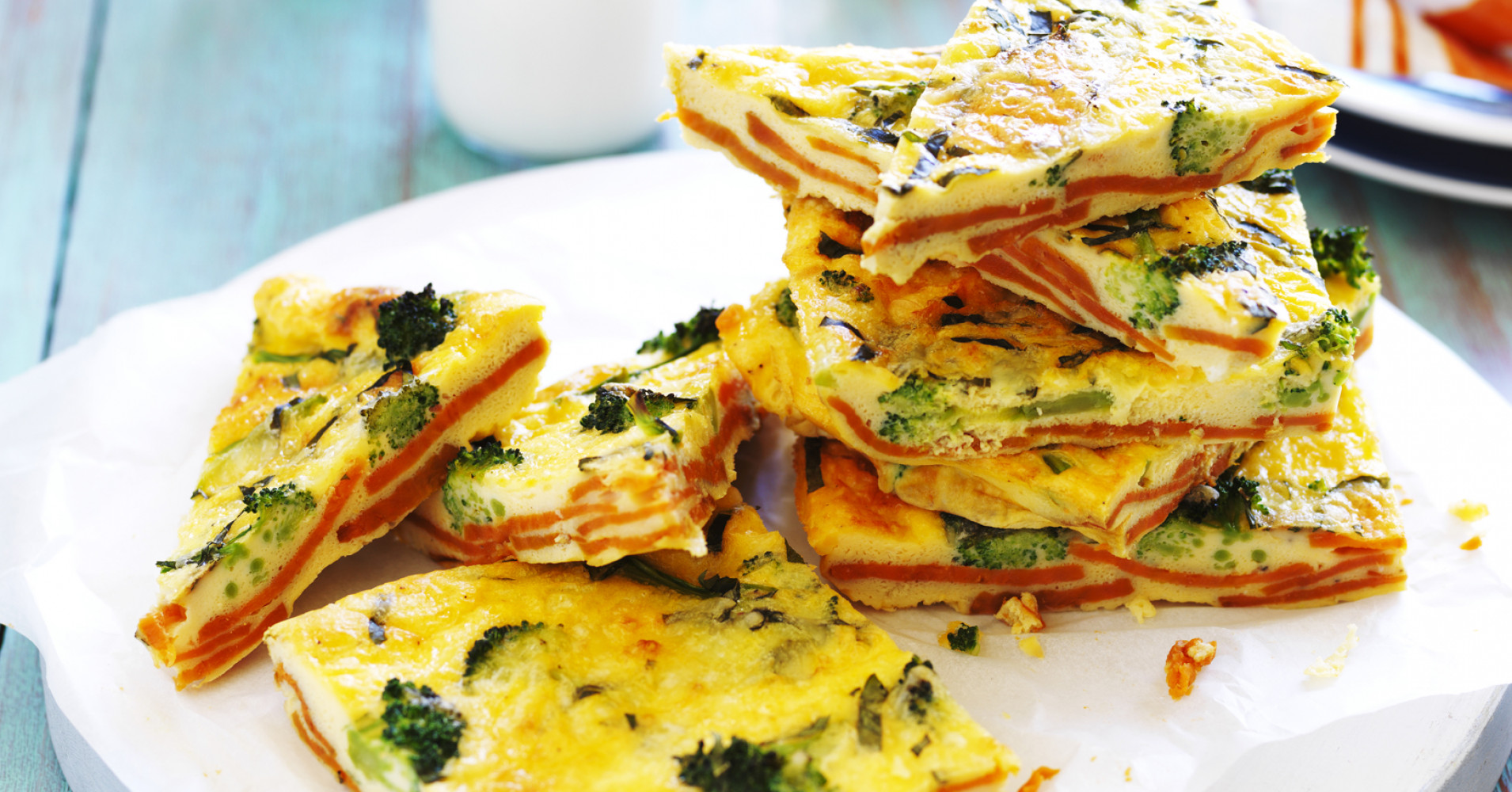 Sweet Potato and Broccoli Frittata Recipe | myfoodbook