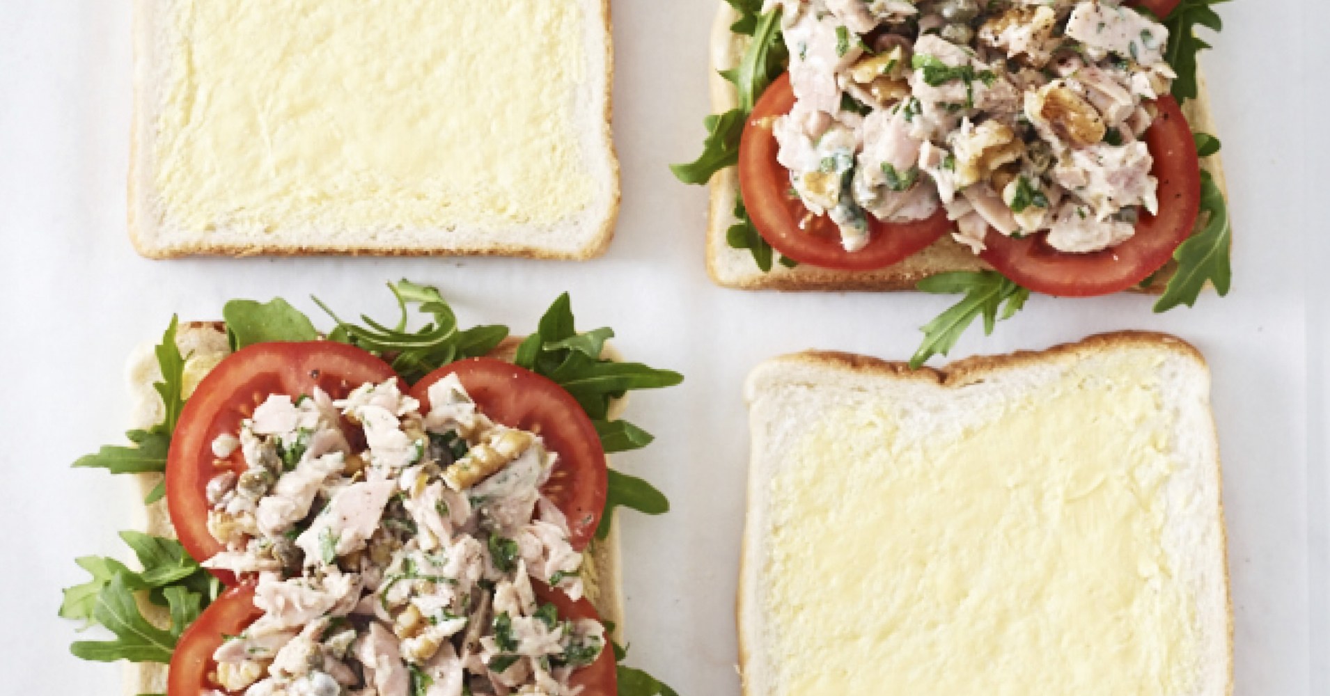 Tuna & Capers Sandwich myfoodbook Diary Free Sandwich ideas using