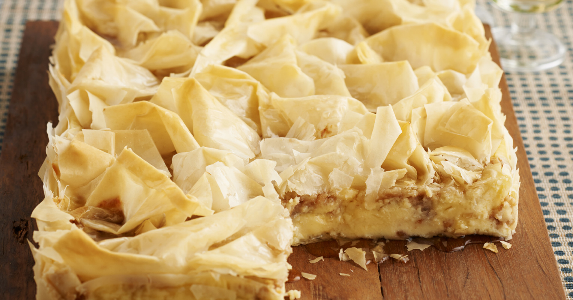 Baklava Cheesecake Recipe | myfoodbook | Baklava dessert idea