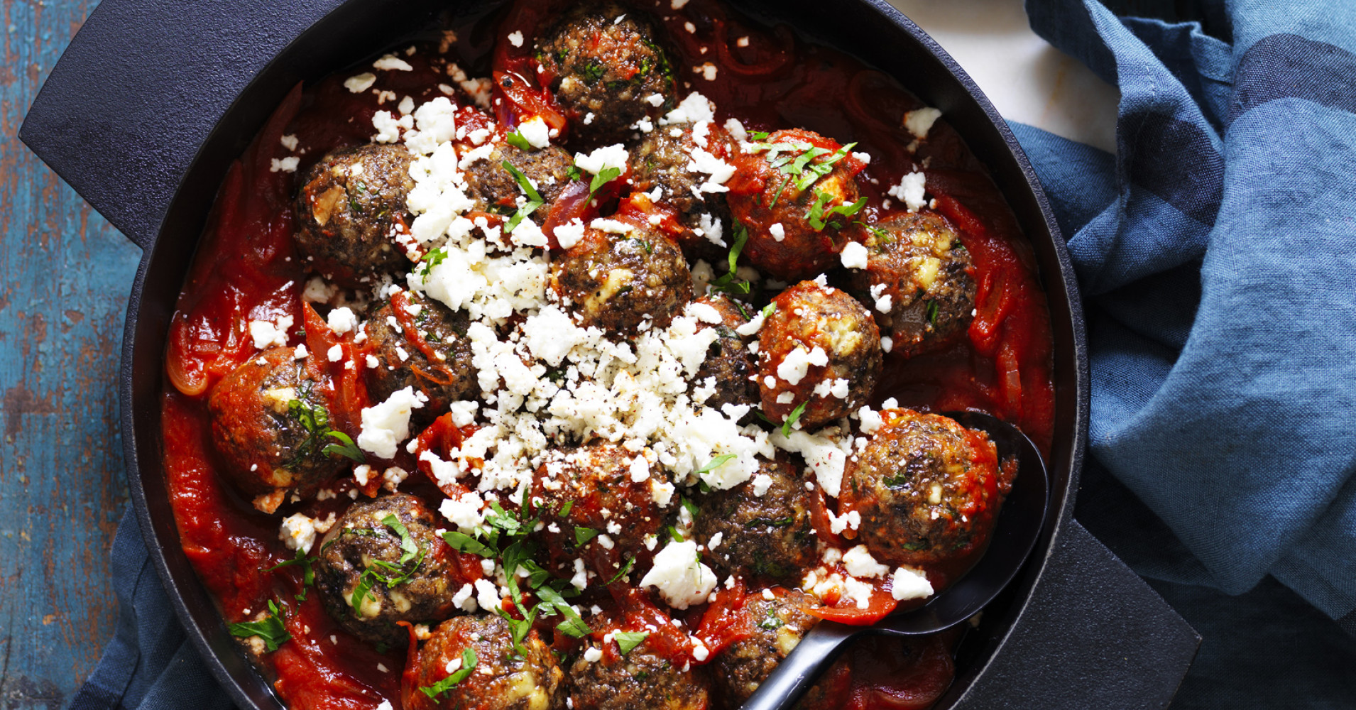 Ricotta and Mushroom Meatballs with Tomato Sauce Recipe | myfoodbook | Vegetarian meatballs