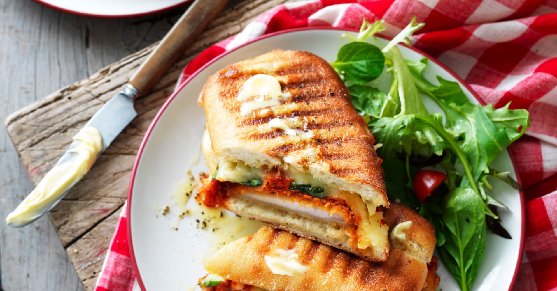 Chicken Parmigiana Toastie Recipe | myfoodbook