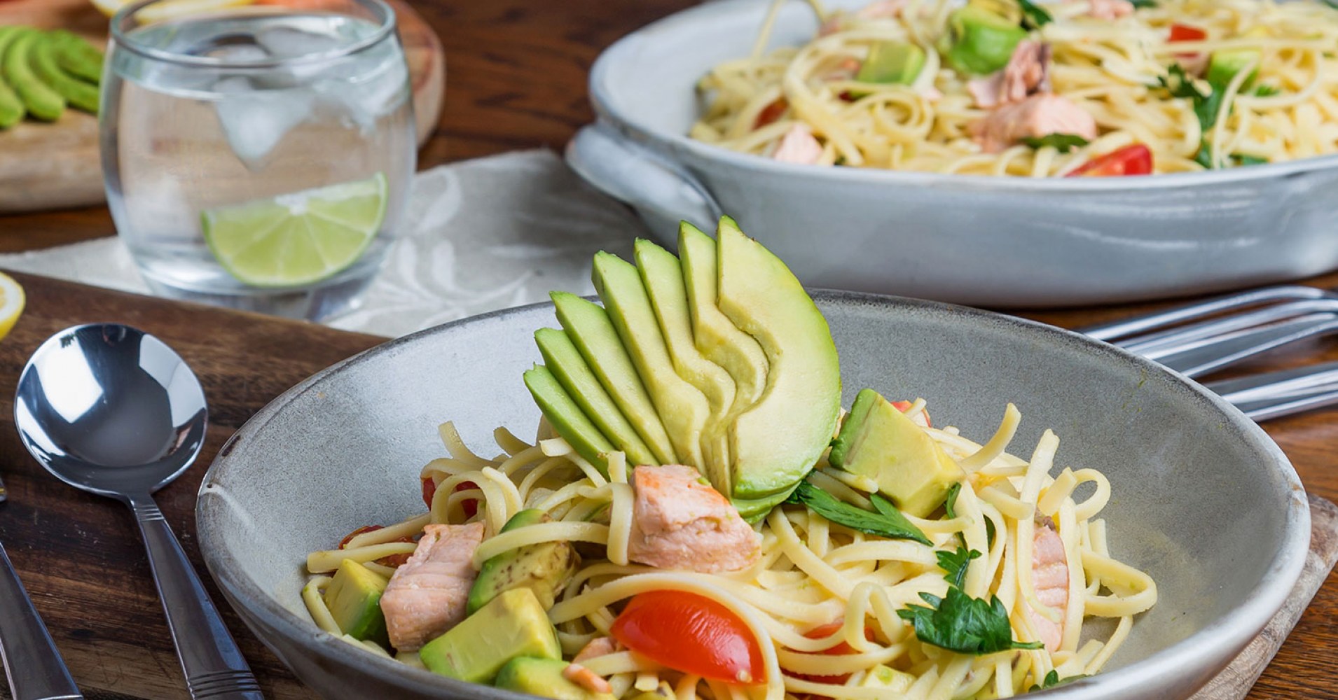 Smoked Trout and Avocado Pasta Recipe myfoodbook