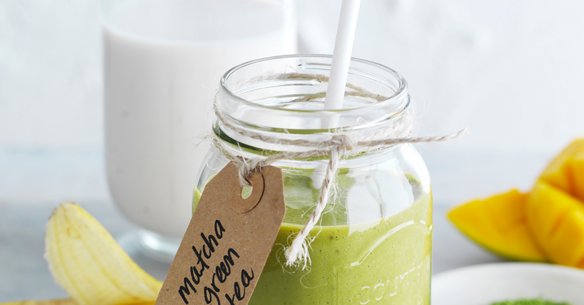 Matcha Green Tea Smoothie Recipe | myfoodbook | Almond Milk Smoothie Vitasoy