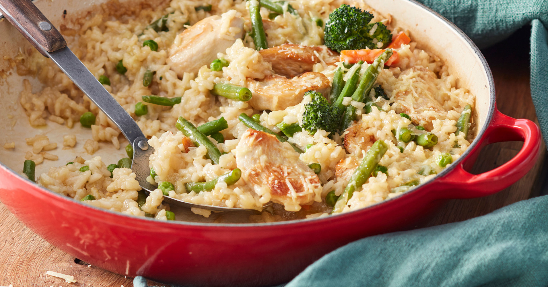 Oven-baked Chicken and Vegetable Risotto | myfoodbook | Easy chicken risotto