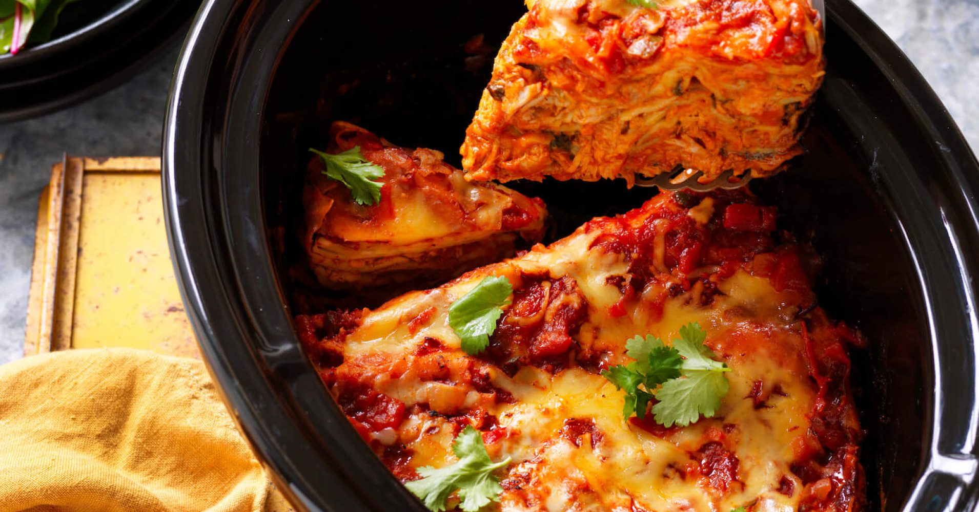 Slow Cooker Butter Chicken Lasagne Recipe | myfoodbook