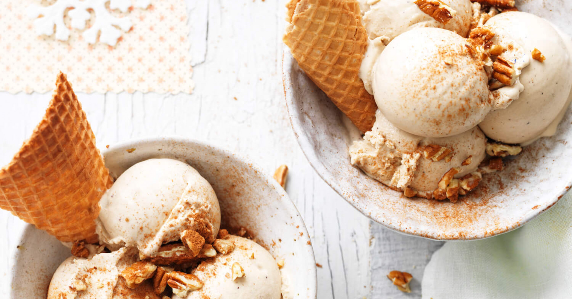 Creamy Eggnog Ice Cream Recipe | myfoodbook