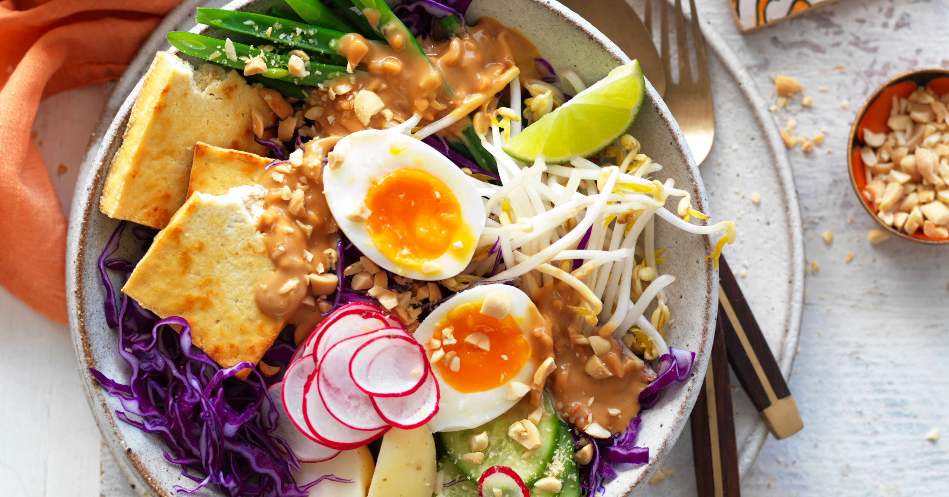 Vegetarian Australian Gado Gado Salad Recipe | myfoodbook
