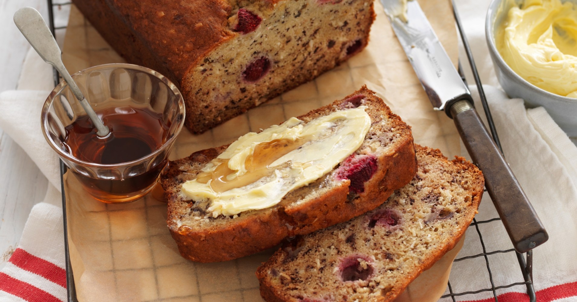 Banana, Raspberry & Coconut Bread Cook Free Recipes from Australia's
