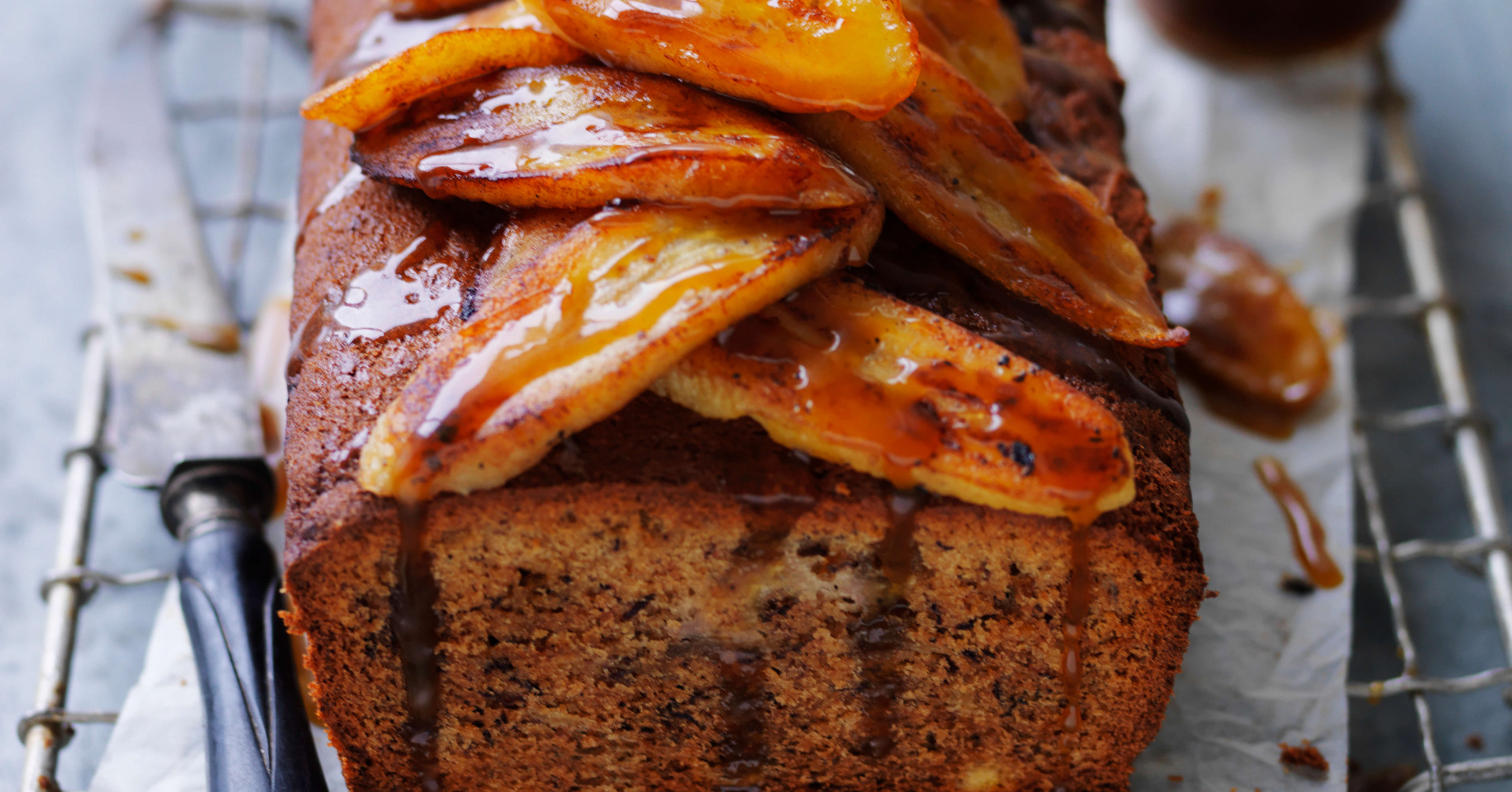Banana Bread with Caramelised Bananas Recipe | myfoodbook