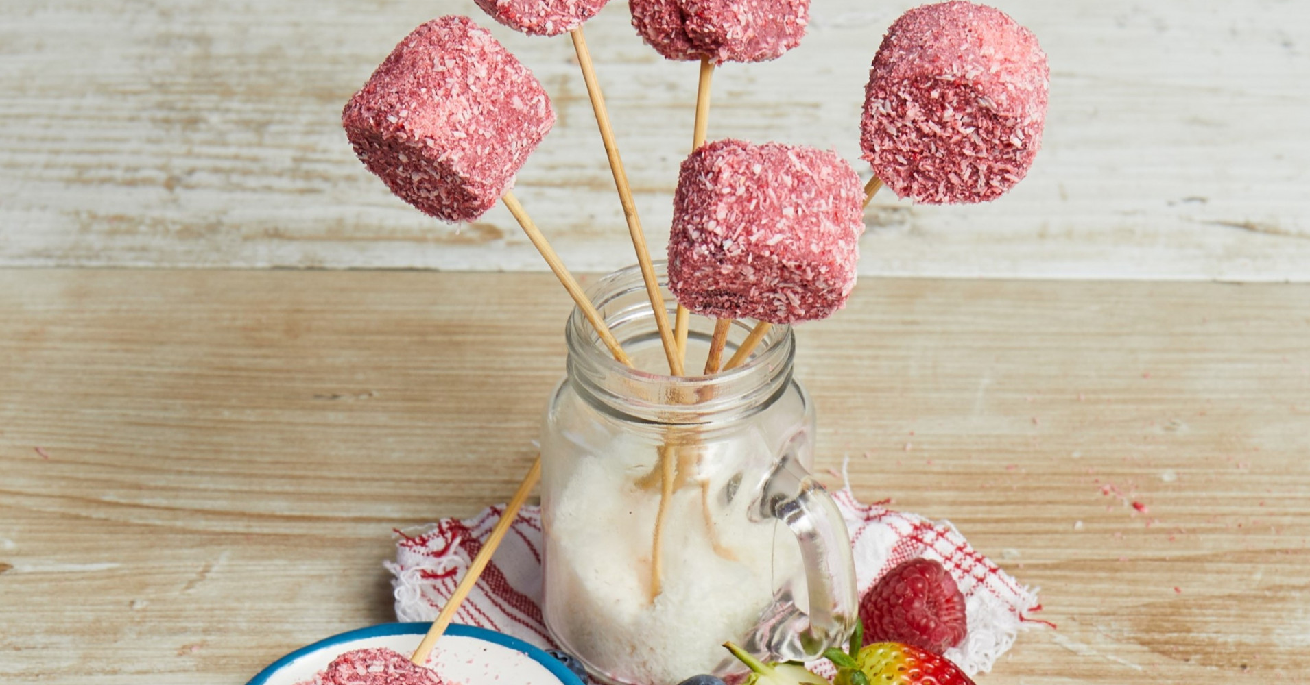 Berries and Cream Fat Bombs Recipe | myfoodbook