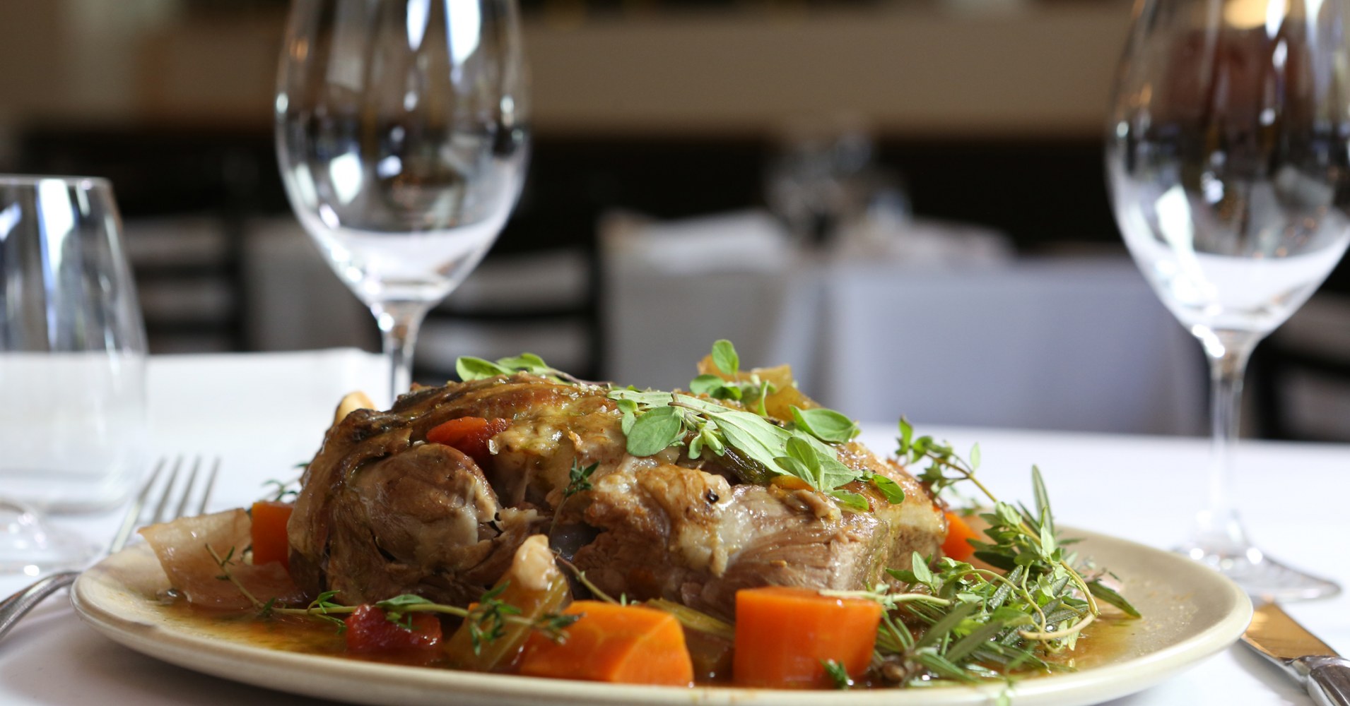 Slow Braised Lamb Shoulder with Winter Root Vegetables Recipe | myfoodbook