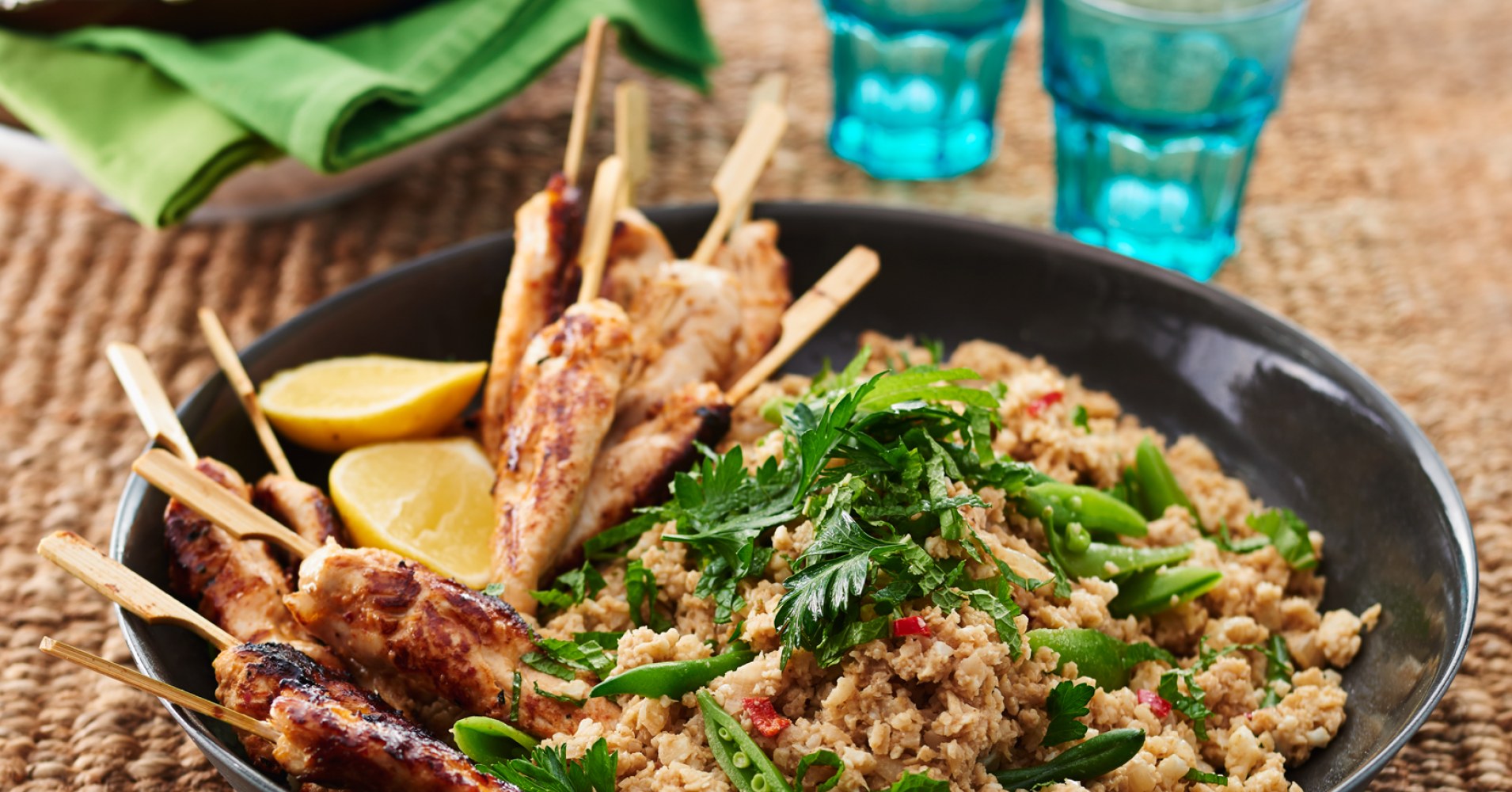 Nutty Cauliflower Rice Recipe | myfoodbook | How to make cauliflower rice