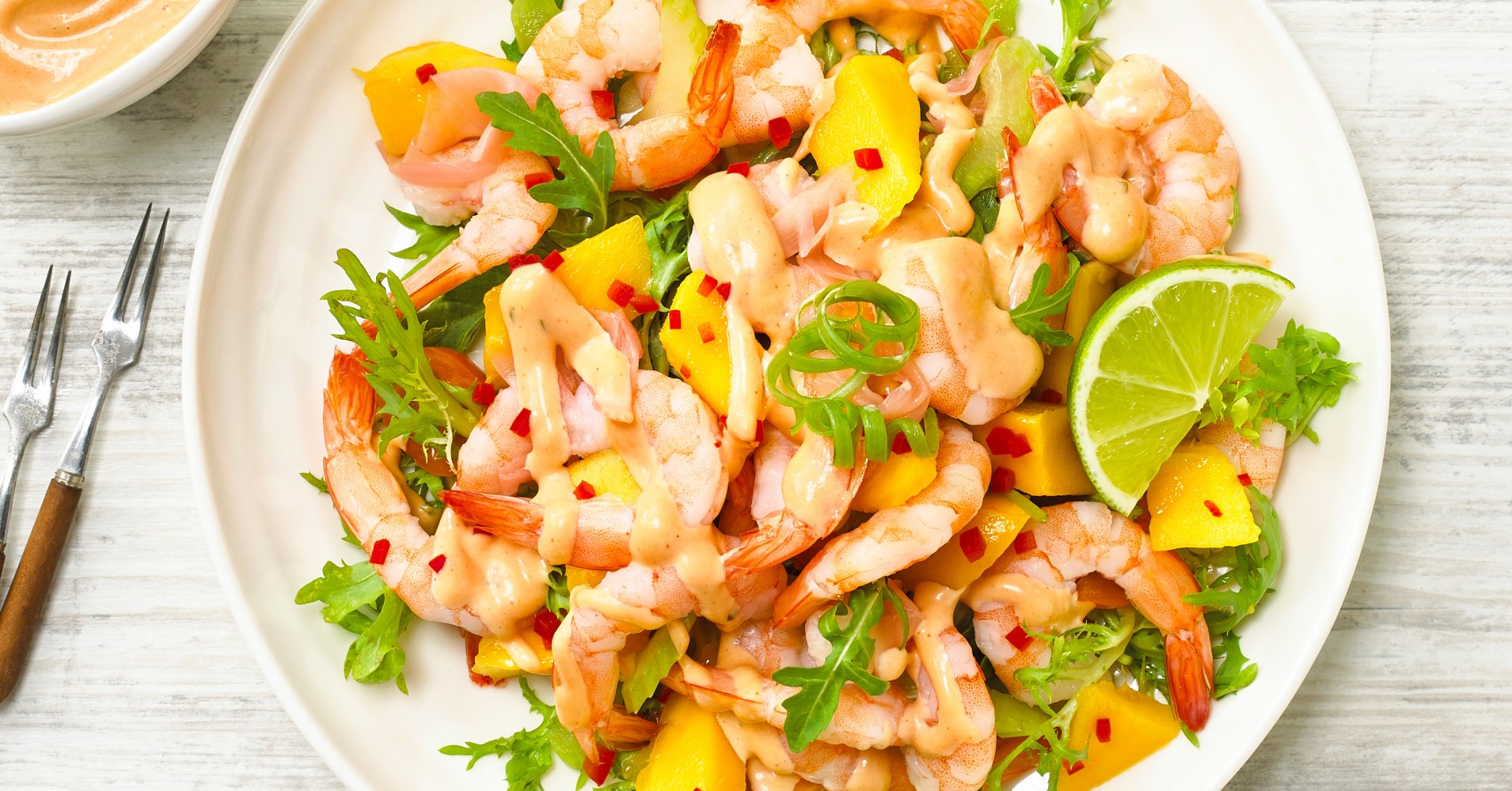 Mango prawn salad Recipe | myfoodbook | Easy mango salad