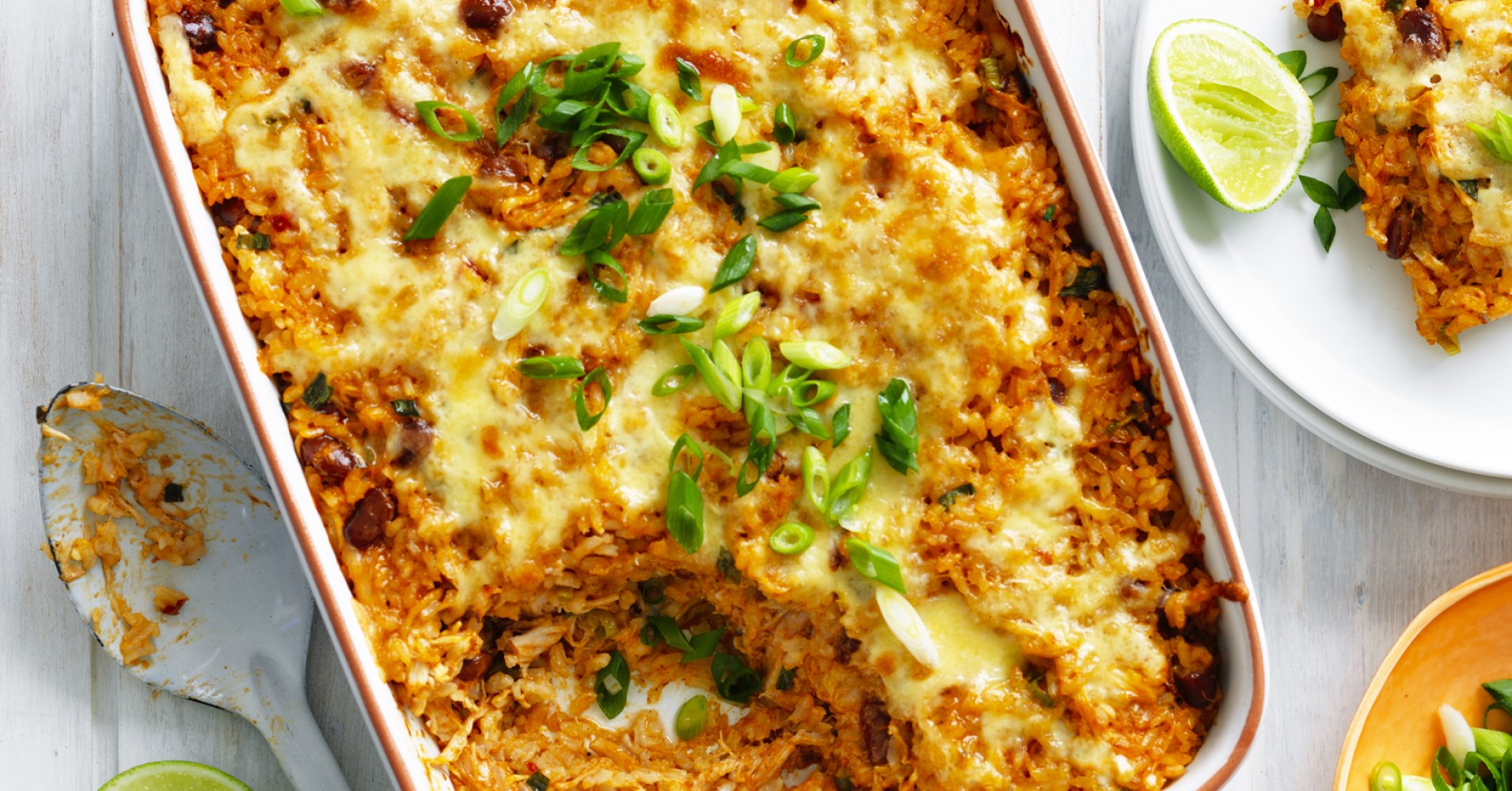 Mexican Chicken and Rice Casserole Recipe | myfoodbook | Easy Mexican Rice Chicken dinner