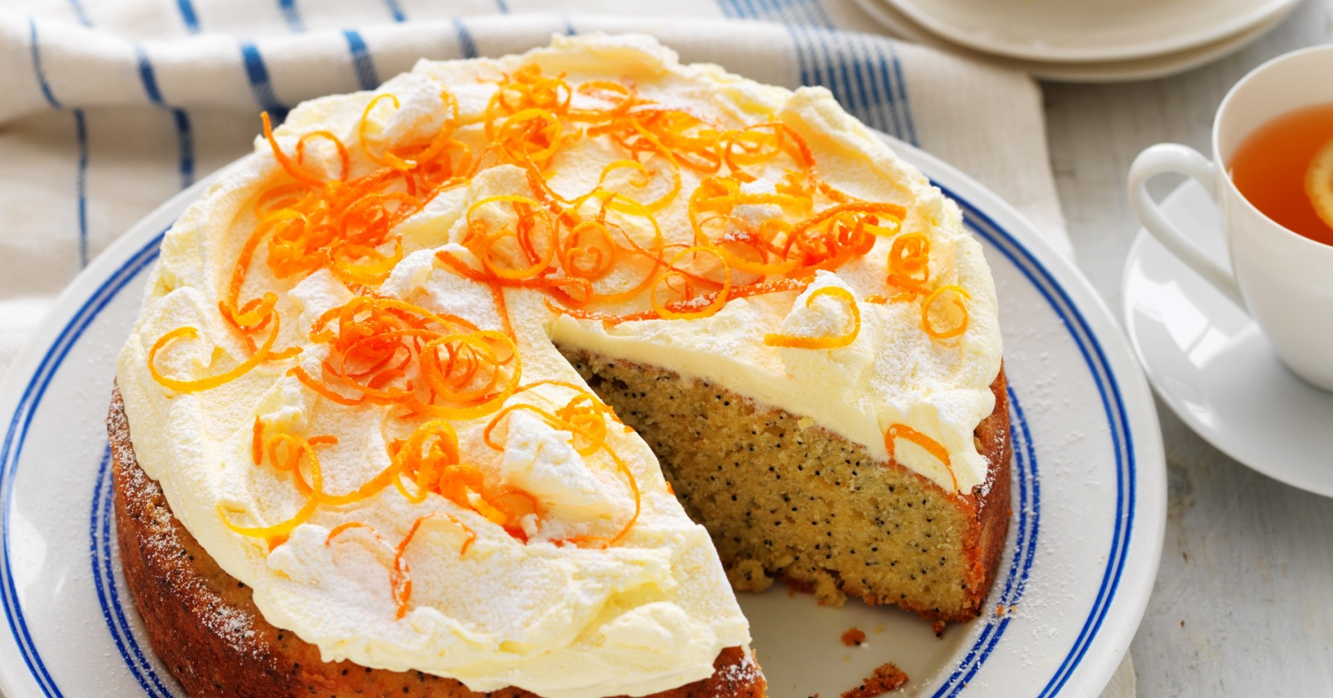 Orange Poppyseed Cake Recipe | myfoodbook