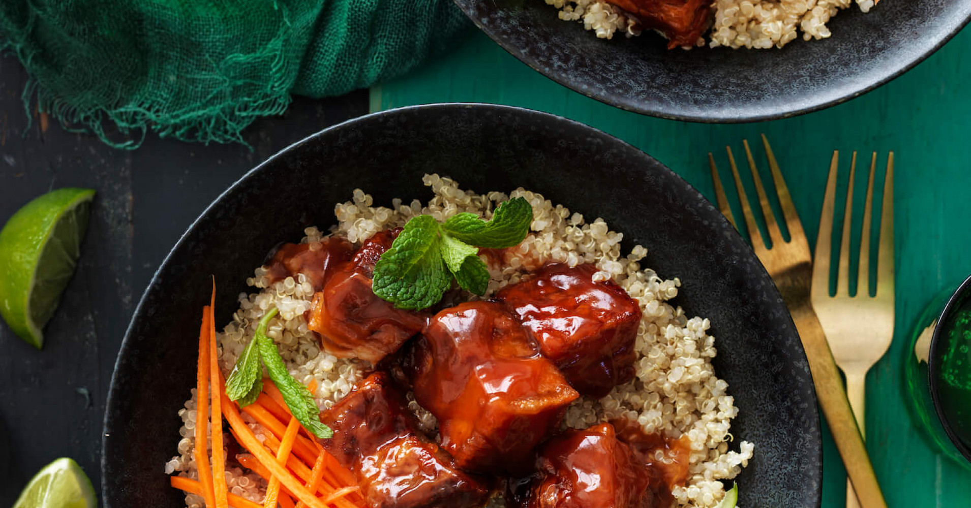 Crispy Sweet and Sour Pork Belly Salad Recipe | myfoodbook