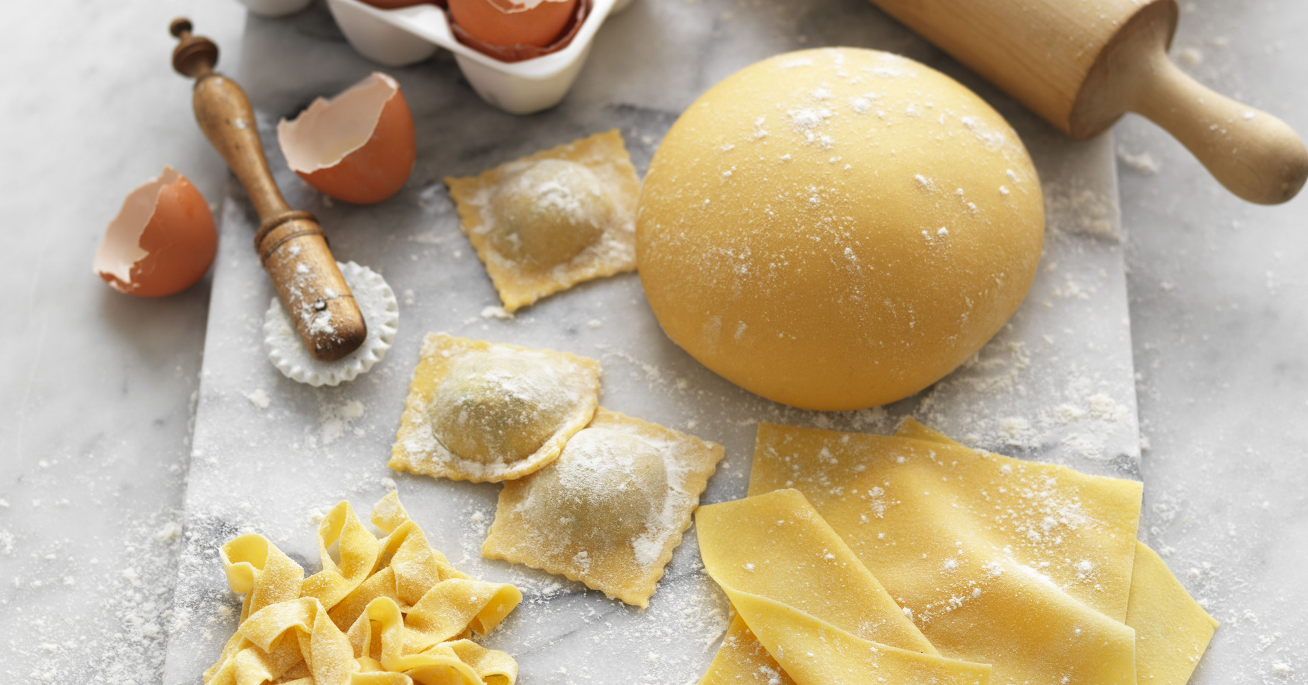 Basic Pasta Dough without a pasta machine Recipe | myfoodbook