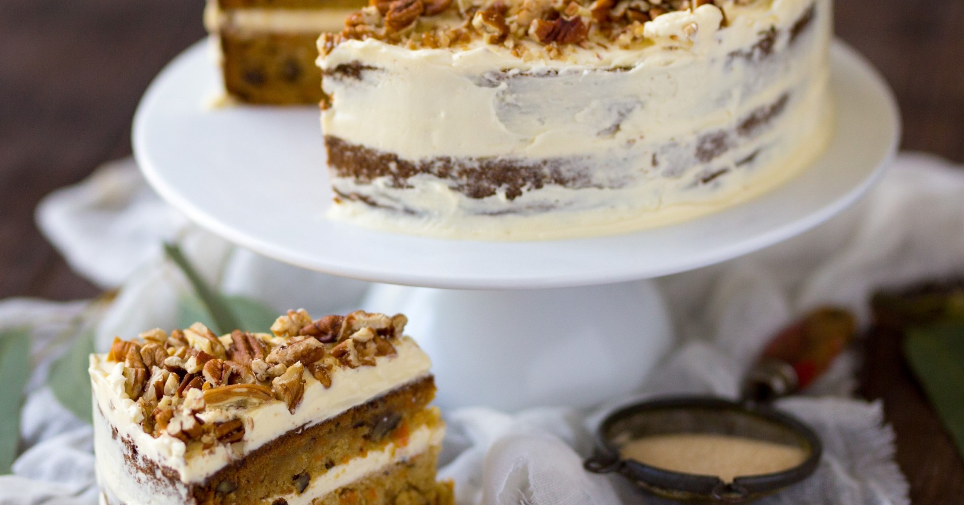 Sugar-free Carrot and Pecan Cake Recipe | myfoodbook