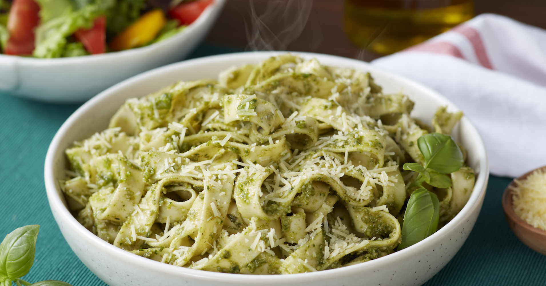 Linguine & Pesto Recipe | myfoodbook