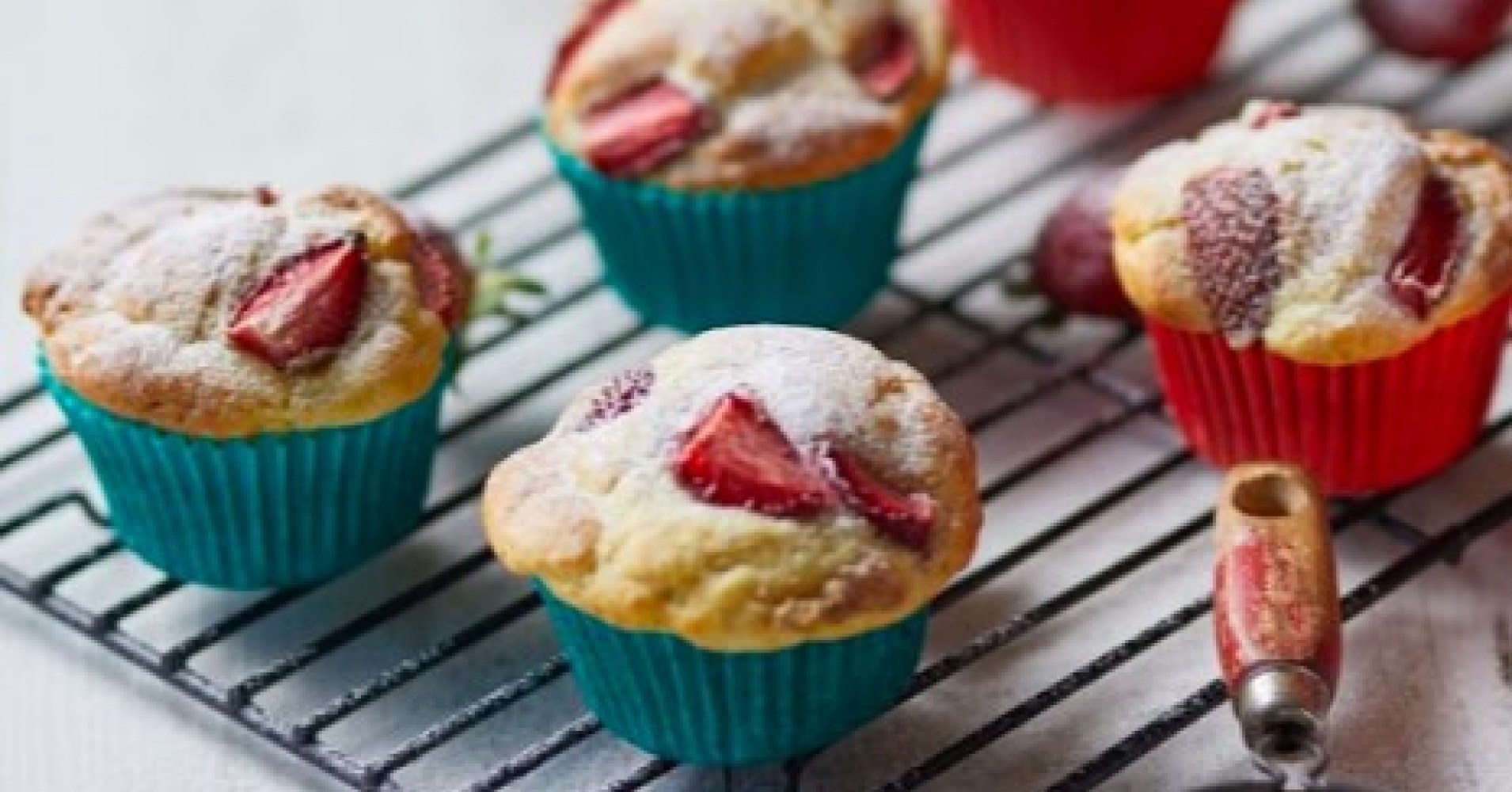 Gluten Free Strawberry Muffins Recipe | myfoodbook