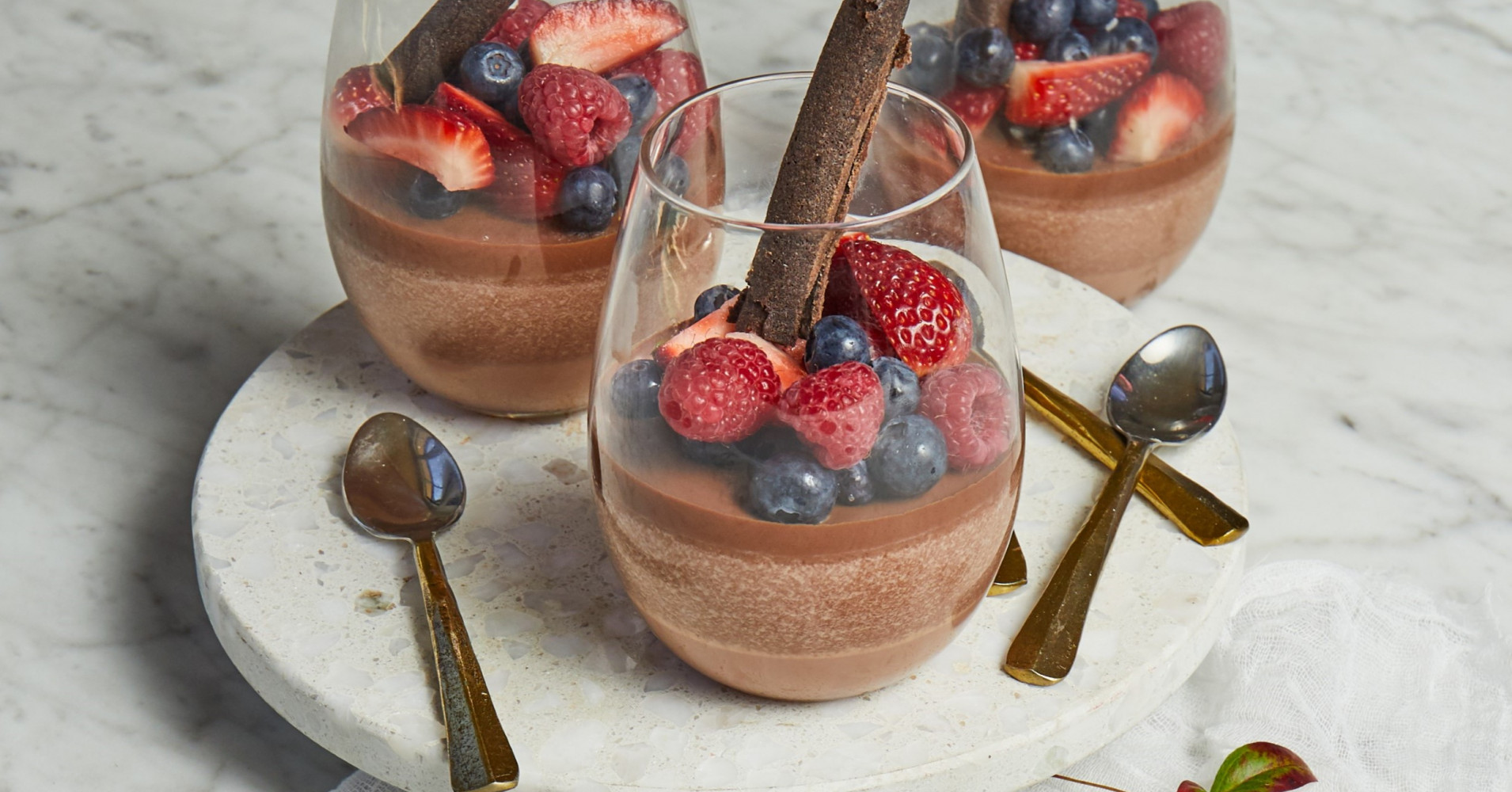 Triple Chocolate Pana cotta Recipe | myfoodbook