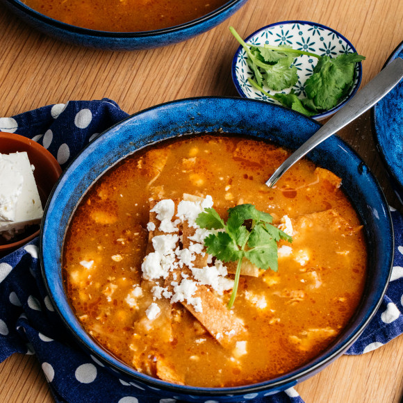 Mexican tortilla soup
