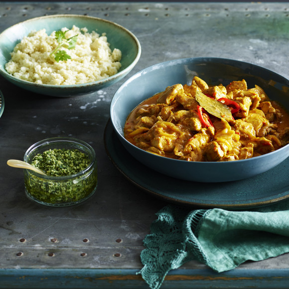 Indian coconut chicken curry