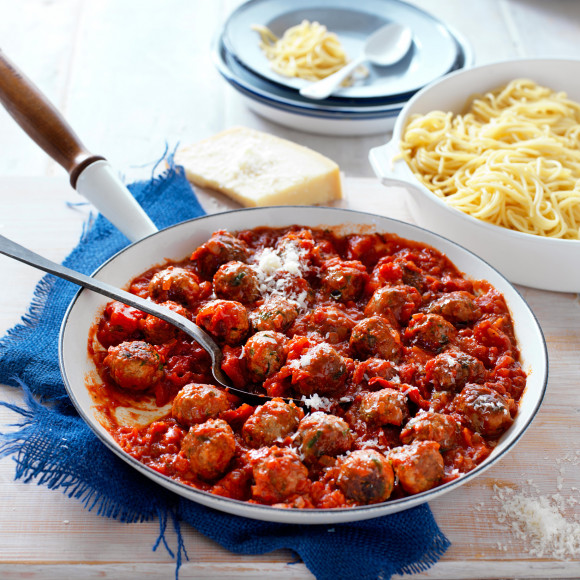 Beef Mince Meatballs In Tomato Sauce