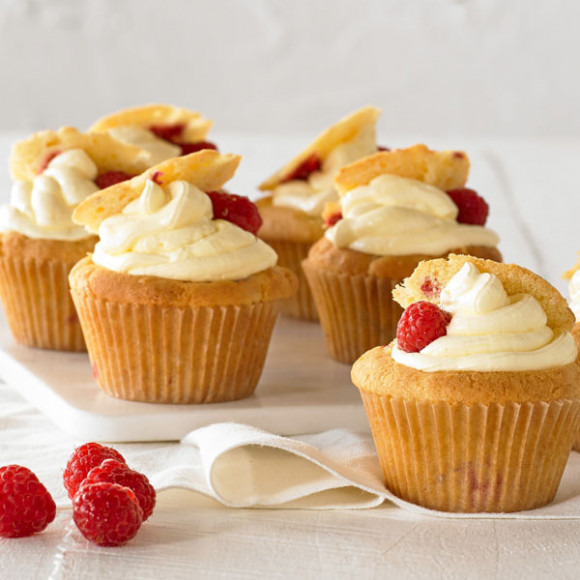 Easy Raspberry Cupcakes recipe