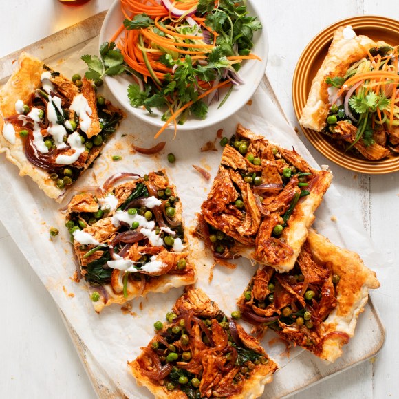 Butter Chicken Upside-Down Sheet Pan Pie
