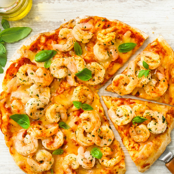 Prawn Garlic Pizza