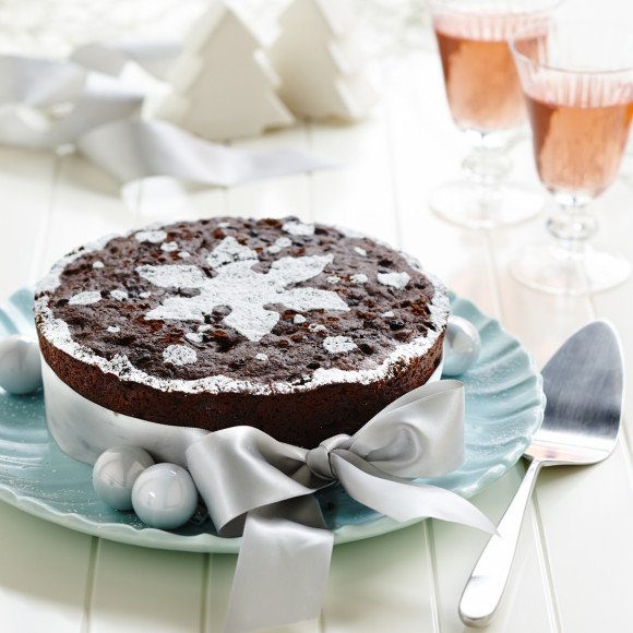 Moist Chocolate Christmas Cake