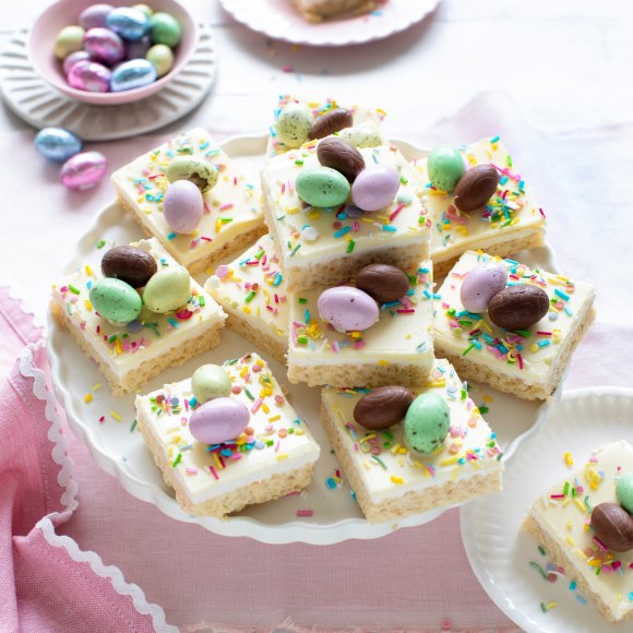 Easter White Crackle Slice by Copha