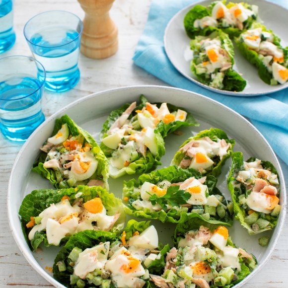 Egg and Tuna Salad Cups